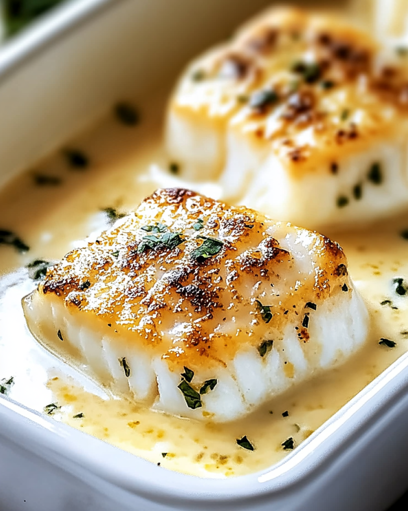 Baked Cod in Coconut Lemon Cream Sauce delights your palate! 9 Baked Cod in Coconut Lemon Cream Sauce for Busy Weeknights