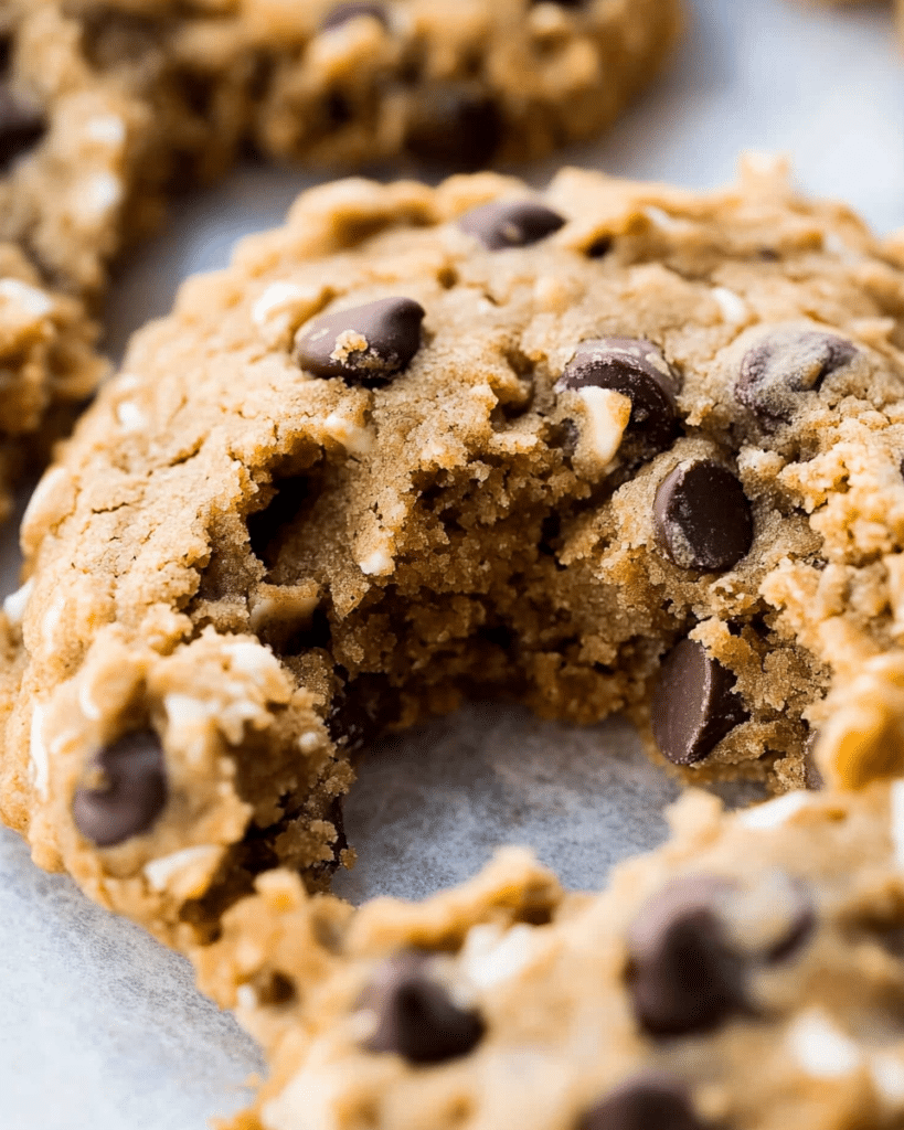 Big Fat Peanut Butter Oatmeal Chocolate Chip Cookies