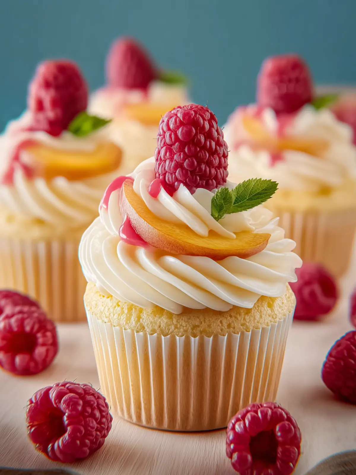 Peach Melba Cupcakes: Irresistibly Sweet Summer Delights 8 j5japisjuz8zoeu5clbi