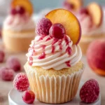 Peach Melba Cupcakes: Irresistibly Sweet Summer Delights 9 Peach Melba Cupcakes First Image
