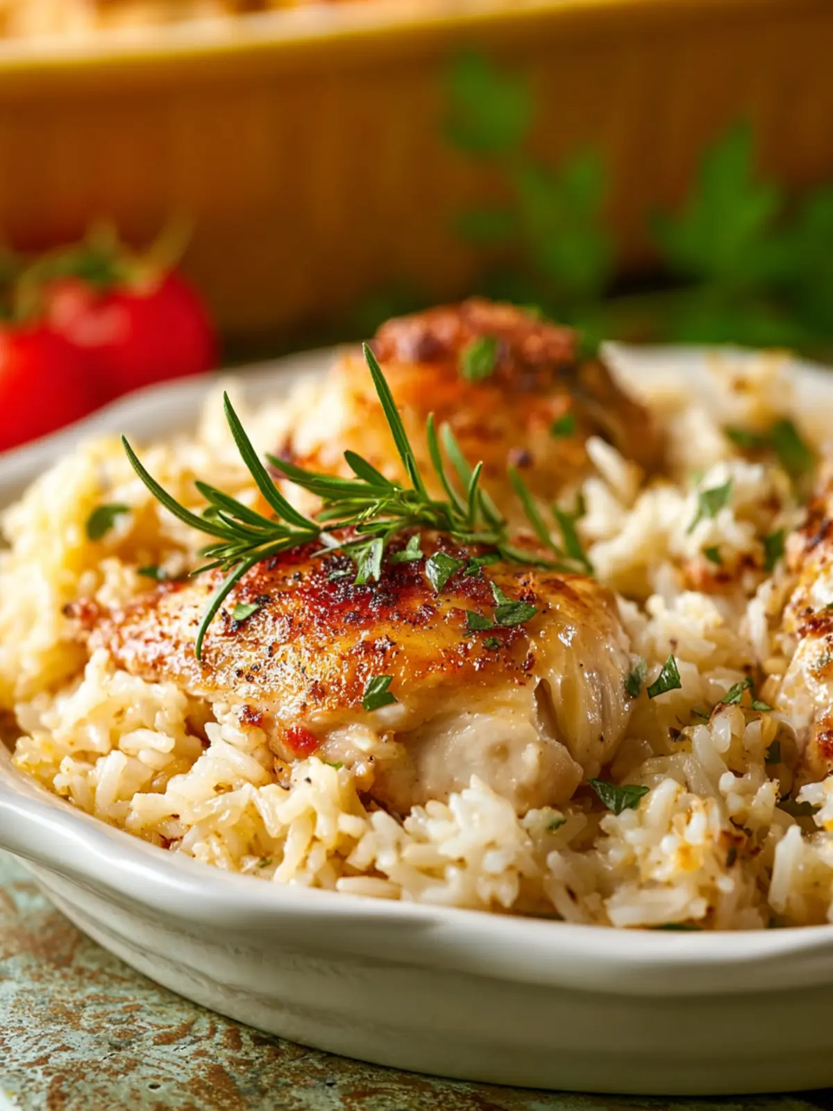 Creamy Baked Chicken and Rice Casserole: Your Indulgent Comfort Food 5 Creamy Baked Chicken and Rice Casserole First Image