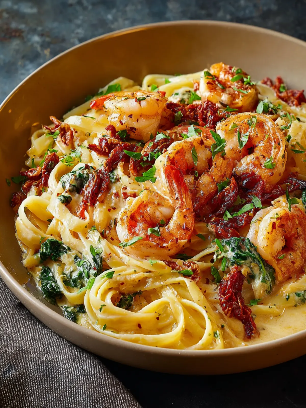Creamy Sun-Dried Tomato Shrimp Pasta: Indulge in Pure Bliss 7