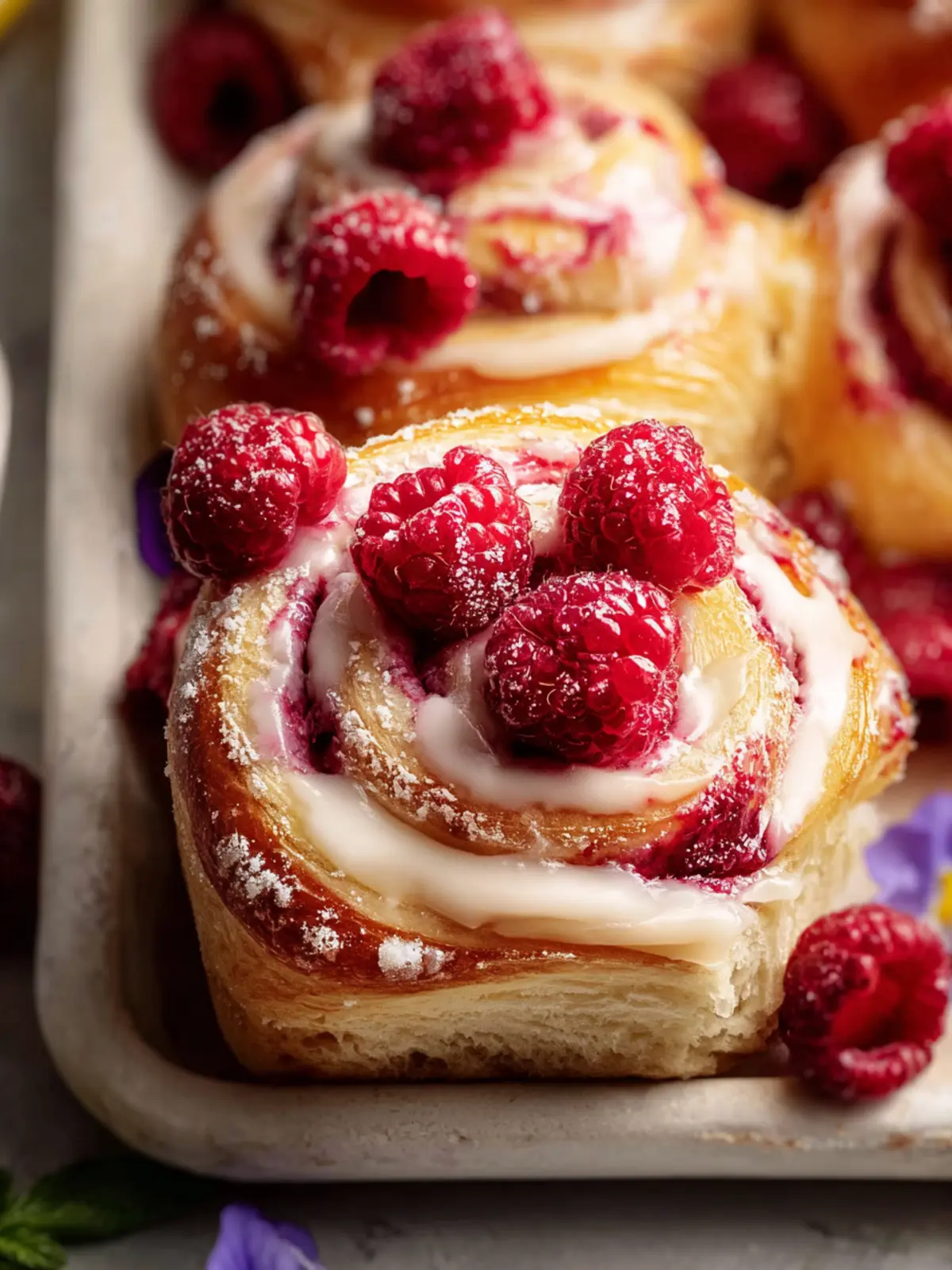 Raspberry Lemon Brioche Rolls: The Best Morning Indulgence 6