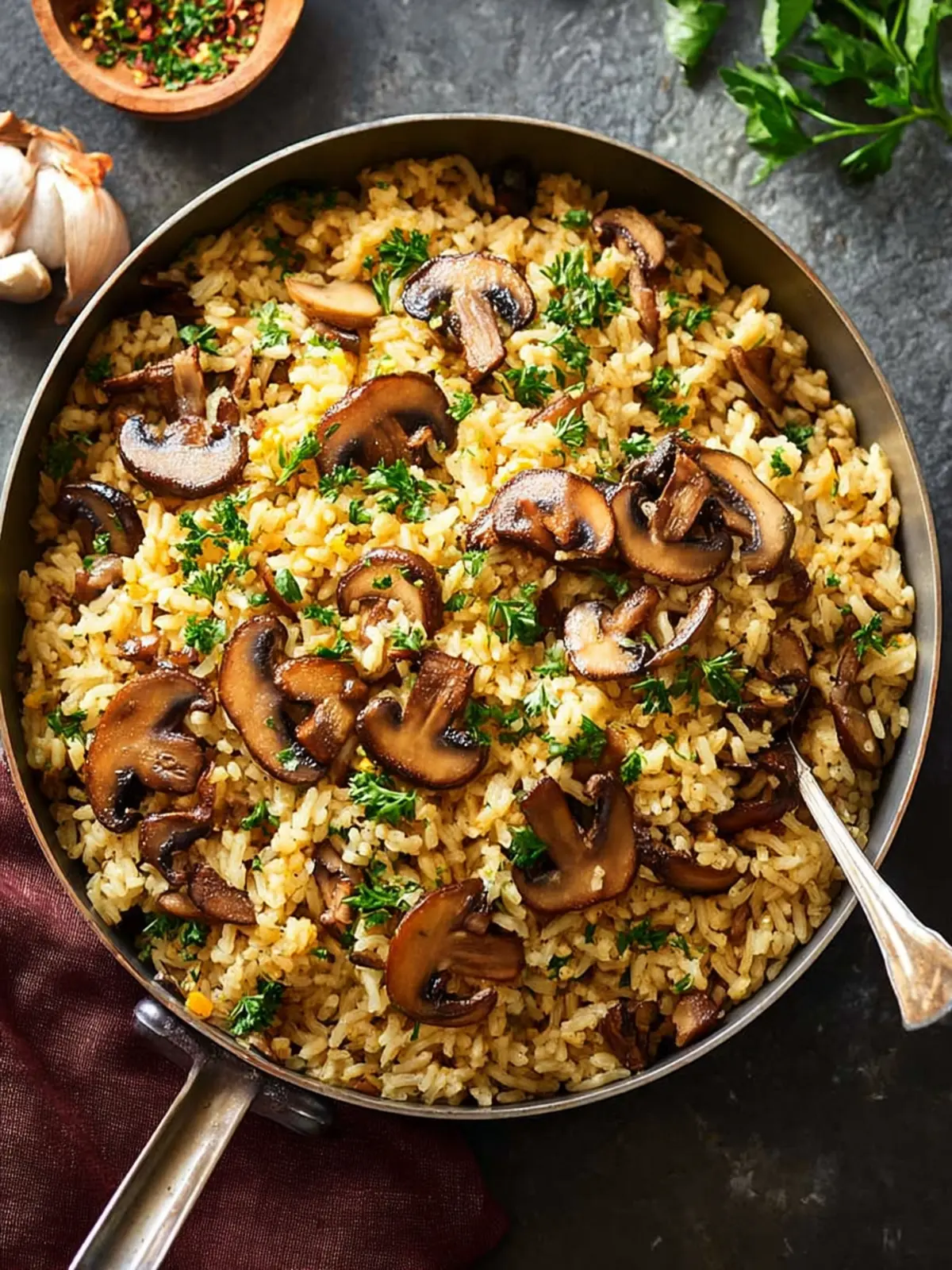 One-Pot Mushroom Rice: Easy Comfort Food for Busy Nights 5 One-Pot Mushroom Rice First Image