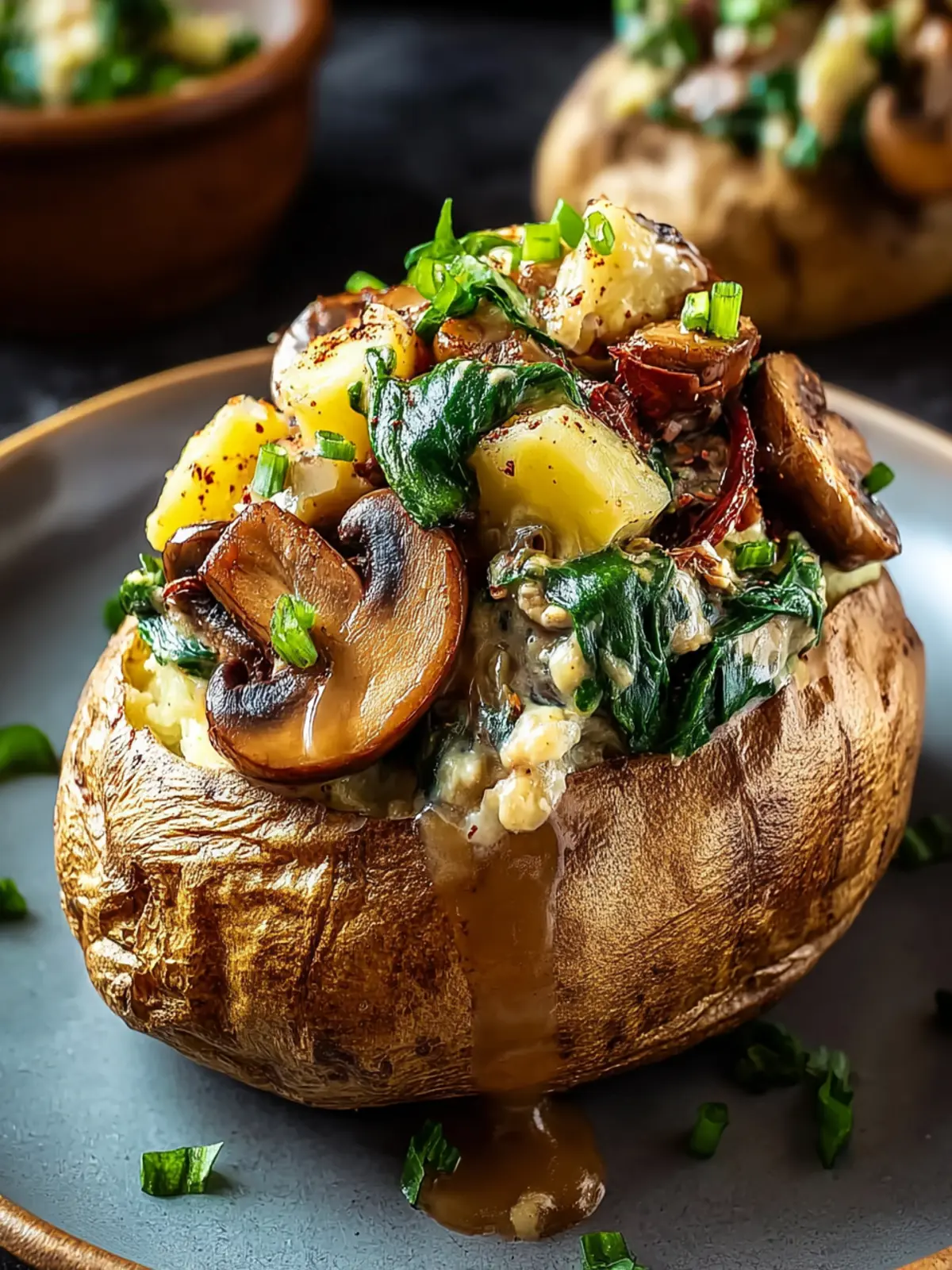 Stuffed Baked Potatoes: Indulgent Mushroom Delight at Home 6