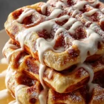 Cinnamon Roll Waffles Cream Cheese: Irresistibly Gooey Delight 9 Cinnamon Roll Waffles Cream Cheese First Image