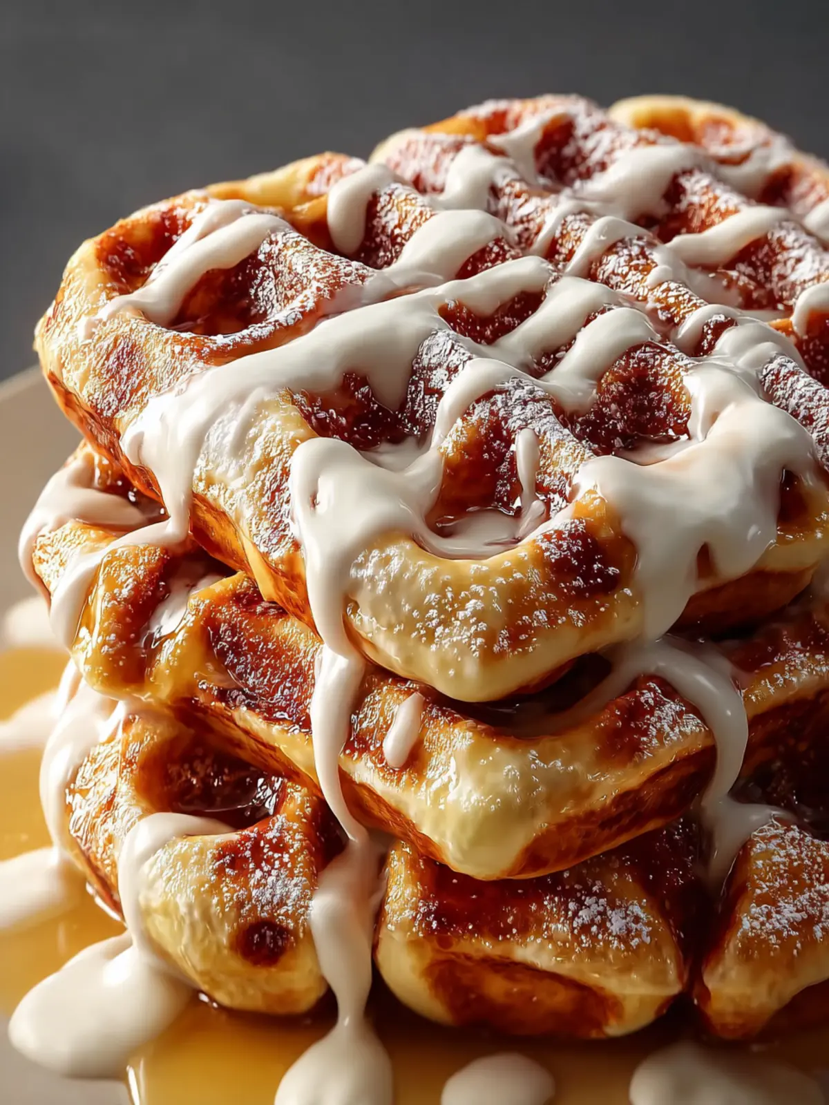 Cinnamon Roll Waffles Cream Cheese: Irresistibly Gooey Delight 5 Cinnamon Roll Waffles Cream Cheese First Image