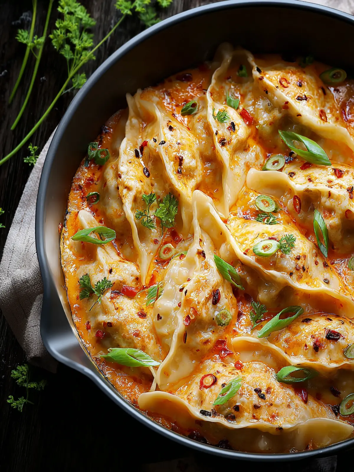 One-Pan Dumpling Bake: Easy Comfort Food for Cozy Nights 5 One-Pan Dumpling Bake First Image