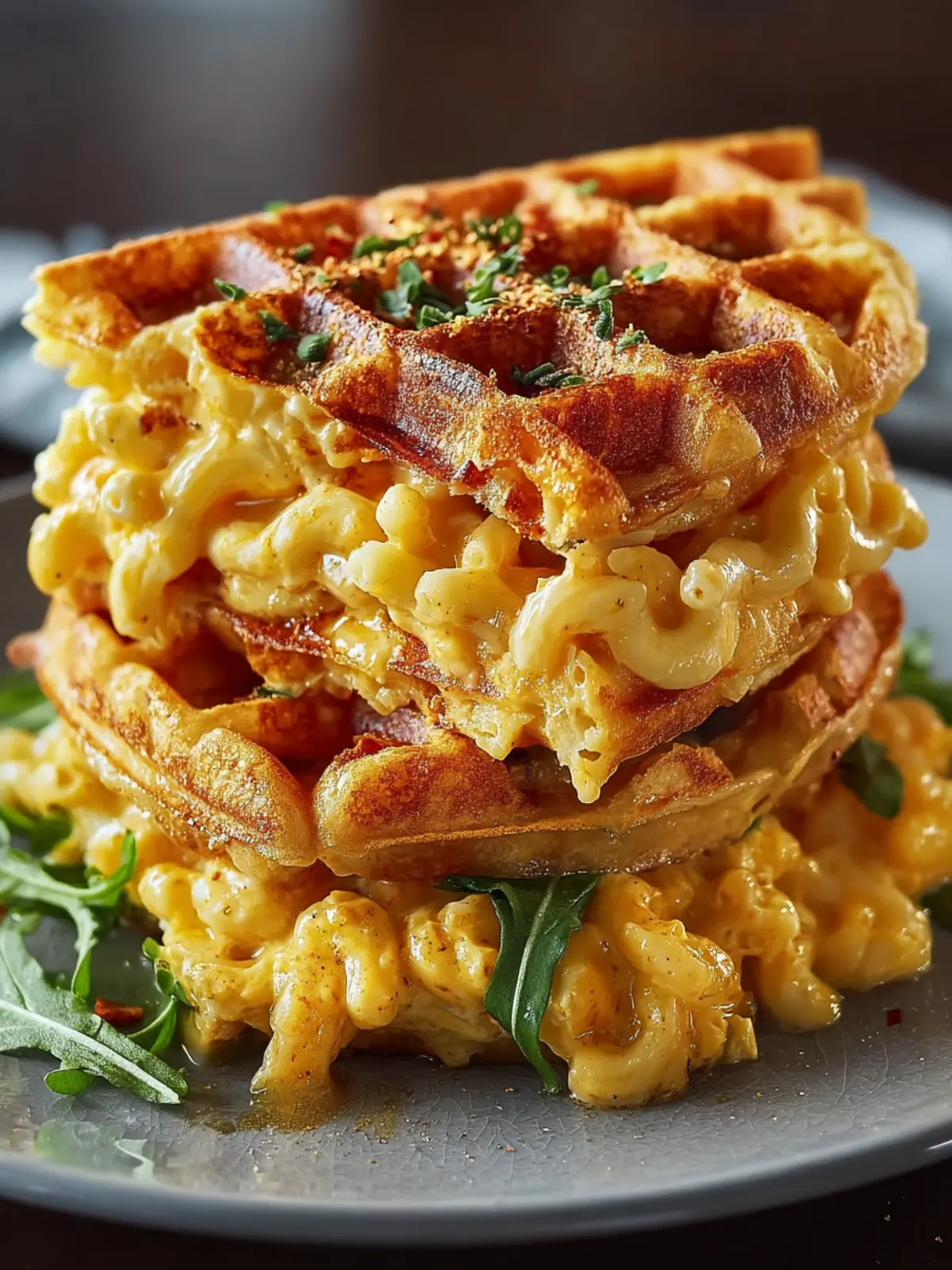 Mac and Cheese Stuffed Waffles: Irresistibly Cheesy Delight 7 t6hbbtugvqh0v0fiyviw