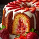 Strawberry Cream Cheese Pound Cake: Indulgent Homemade Bliss 9 Strawberry Cream Cheese Pound Cake First Image
