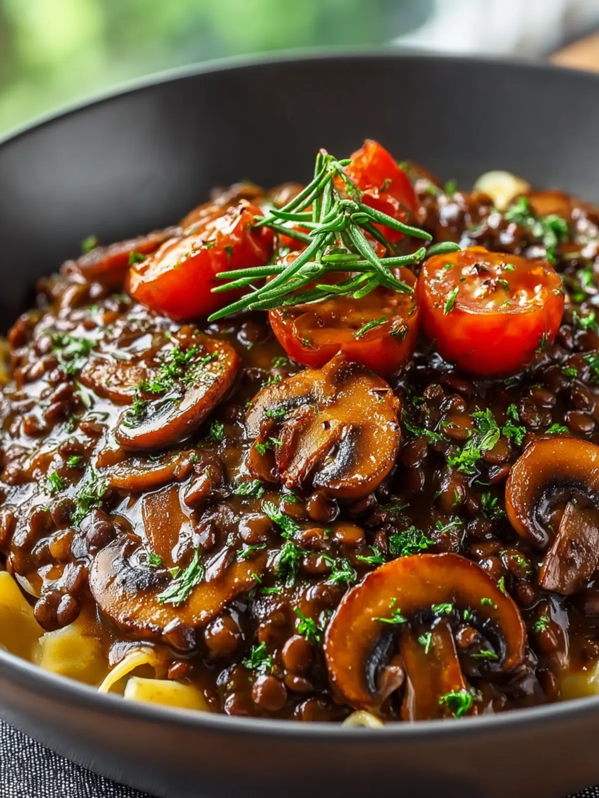 Simple Lentil Mushroom Stroganoff: Easy Comfort in Every Bite 7