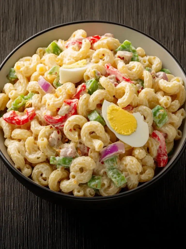 Creamy and Old Fashioned Classic Southern Macaroni Salad First Image