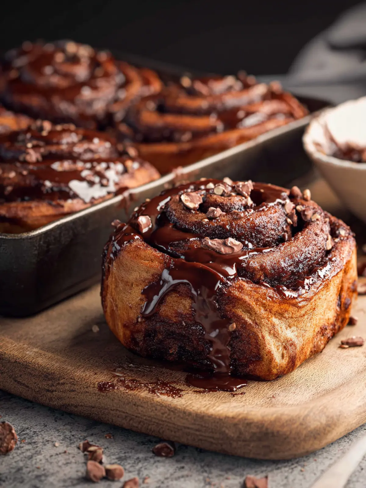 Vegan Chocolate Cinnamon Rolls: Indulge in Gooey Goodness 5 Vegan Chocolate Cinnamon Rolls First Image