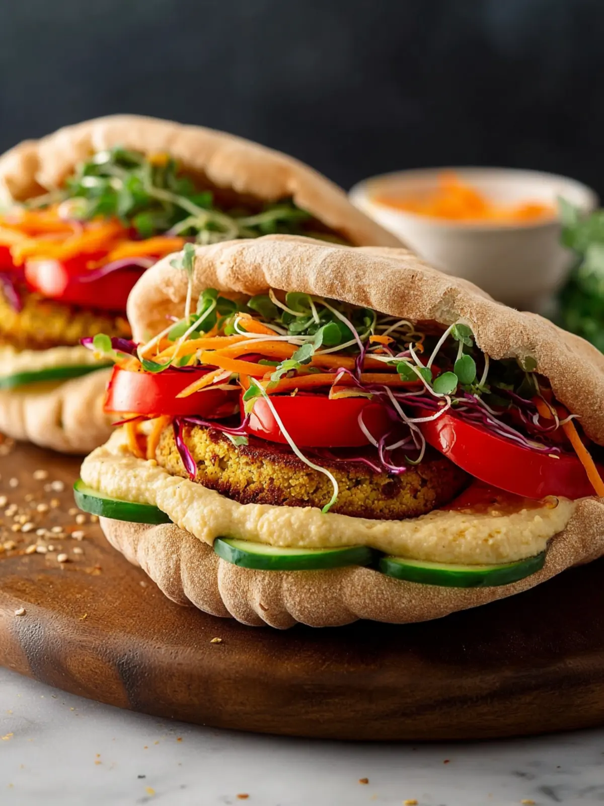 Easy Hummus Pita Sandwiches: Quick, Flavorful Bliss at Home 8