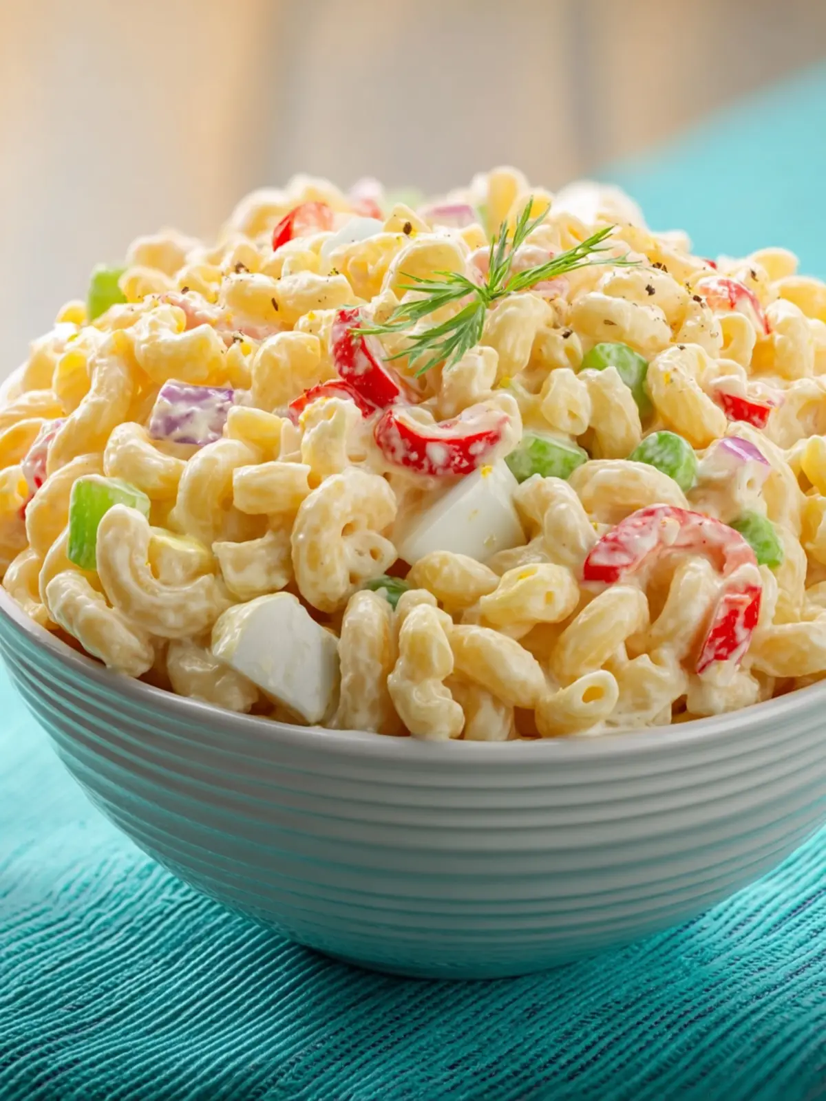 Creamy and Old Fashioned Classic Southern Macaroni Salad Bliss 6