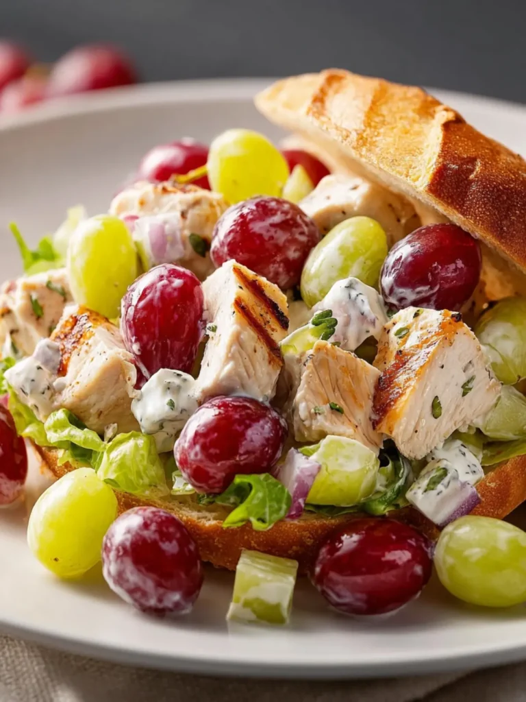 Chicken Salad with Grapes Recipe: Irresistibly Fresh & Easy!